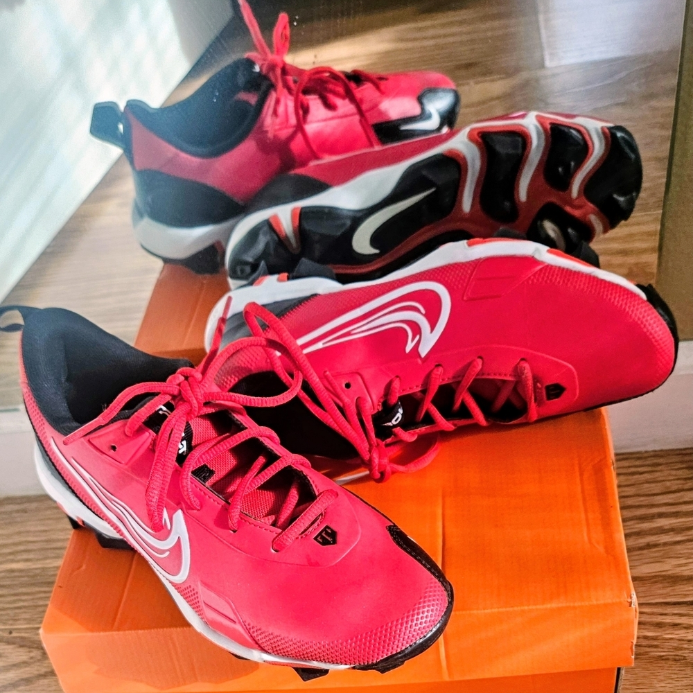 Nike Force Trout 9 Keystone Red/Black Baseball Cleat 6Y